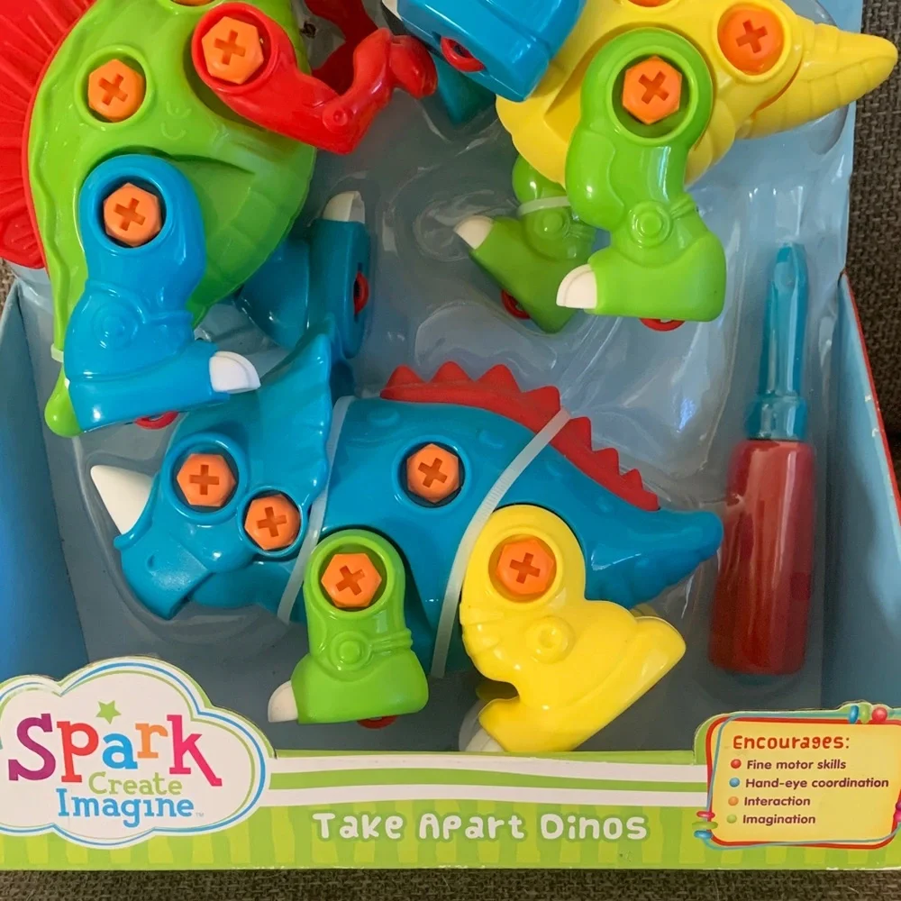 Spark Create Imagine Take Apart Dinos Educational Toy Dinosaur Playset